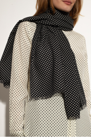 Scarf with dotted pattern od Saint Laurent
